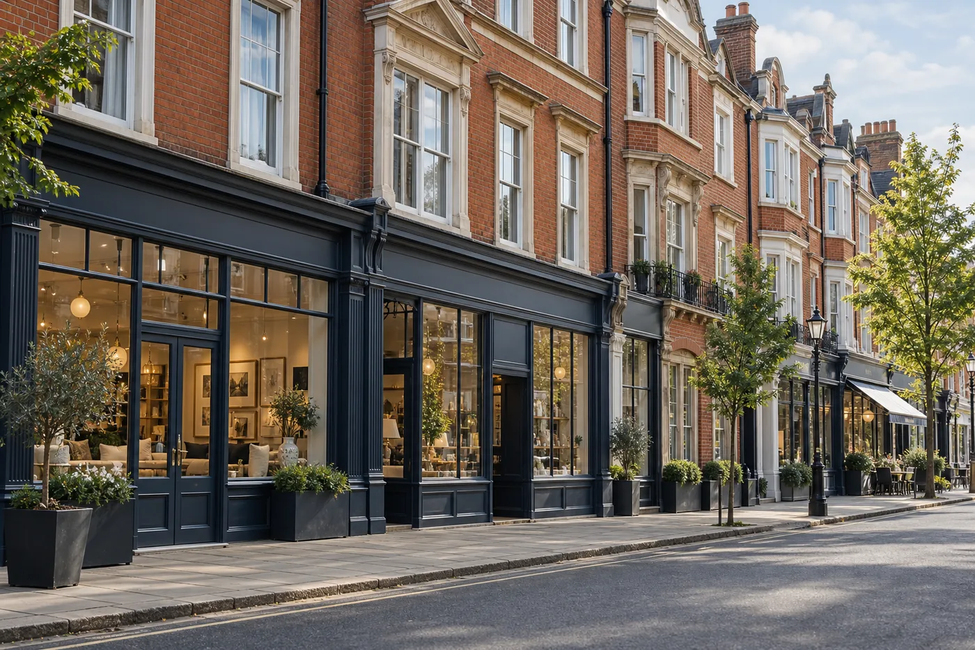 Illustrative British mixed-use architecture
